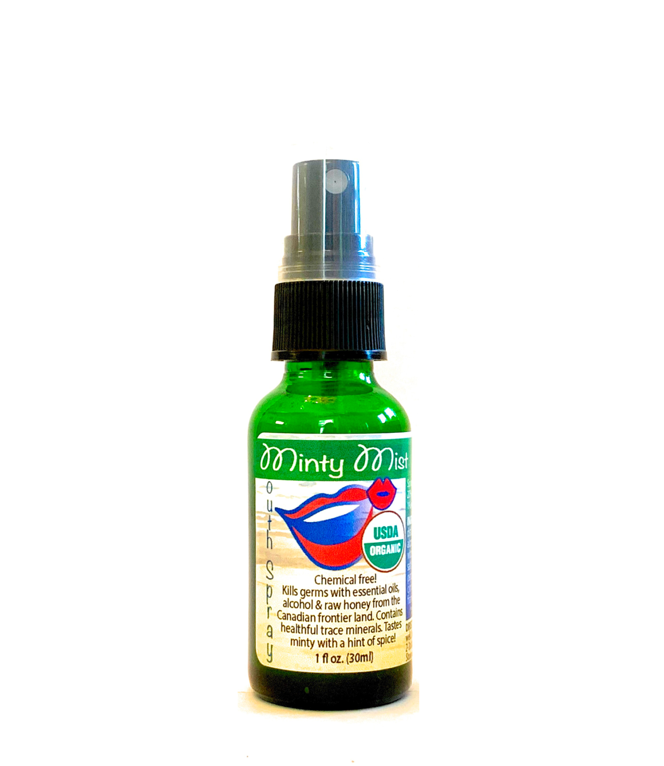 Minty Mist Organic Mouth/Breath Spray, 1oz Wholly Wow, LLC